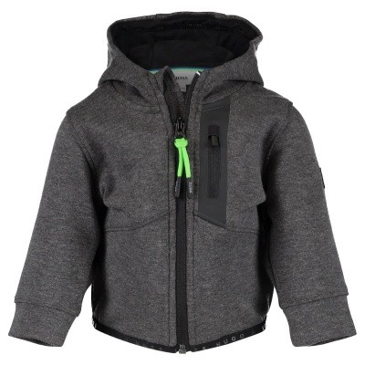 Afbeelding van Boss J05648 baby vest donker grijs