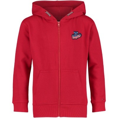 Afbeelding van Tommy Hilfiger KS0KS00013 kinder joggingvestje rood