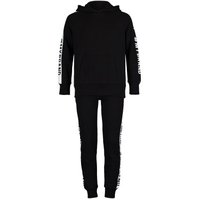 Afbeelding van My Brand BMBJS013GM001 kinder joggingpak zwart
