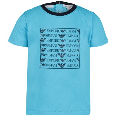 Afbeelding van Armani 3GHD01 B baby t-shirt turquoise