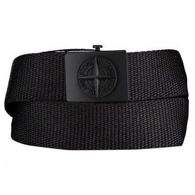 Afbeelding van Stone Island 691690461 kinderriem zwart