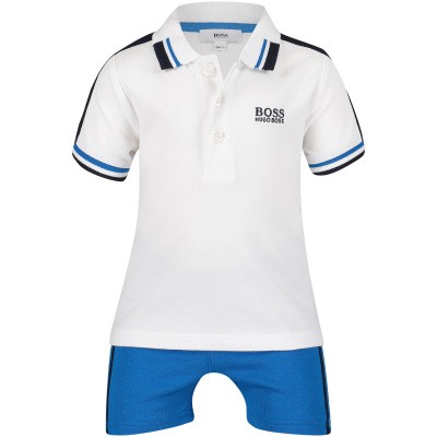 Afbeelding van Boss J08033 babysetje cobalt blauw