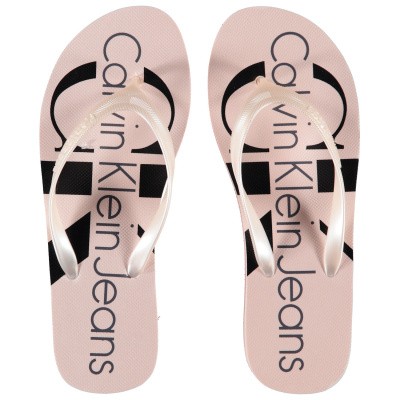 Afbeelding van Calvin Klein TESSE dames slippers licht roze