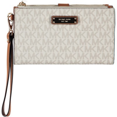 Afbeelding van Michael Kors 32T7GAFW4B dames portemonnee off white