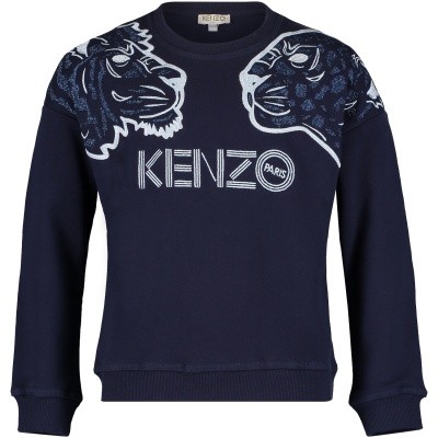 Afbeelding van Kenzo KM15078 kindertrui navy