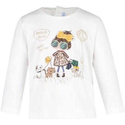 Afbeelding van Mayoral 2046 baby t-shirt off white