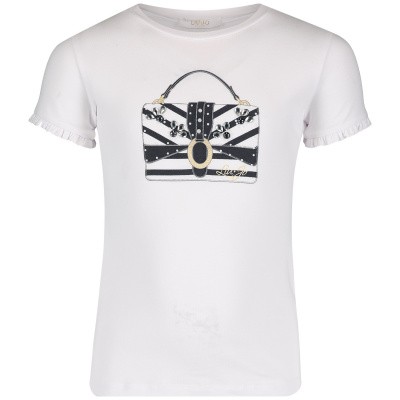 Afbeelding van Liu Jo K19059 kinder t-shirt wit