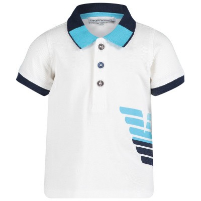 Armani 3GHF02 baby polo wit Afbeelding van Armani 3GHF02 baby polo wit
