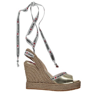 Afbeelding van Moschino JA1633 dames sandalen goud
