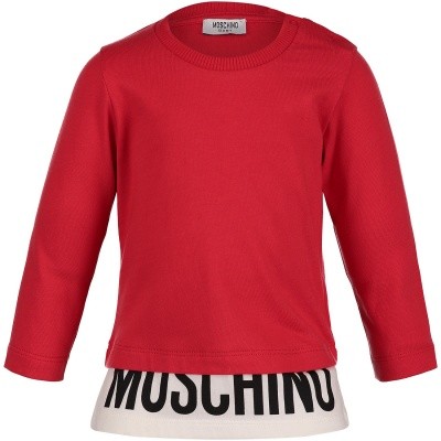 Afbeelding van Moschino MUM01W baby t-shirt rood