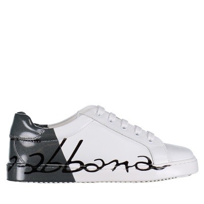Afbeelding van Dolce & Gabbana DA0608 AI053 kindersneakers wit
