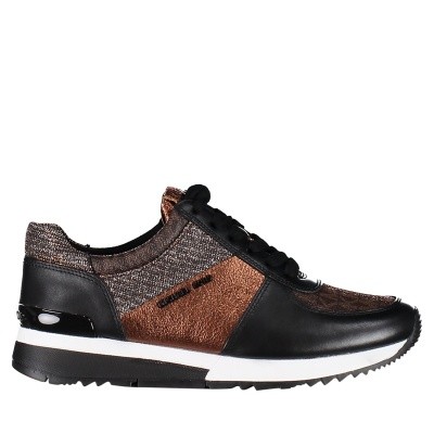 Afbeelding van Michael Kors 43F8ALFS1L dames sneakers zwart