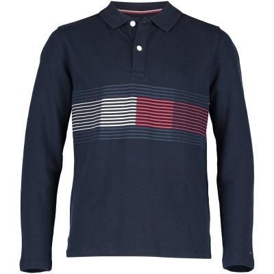 Afbeelding van Tommy Hilfiger KB0KB04329 kinder polo navy