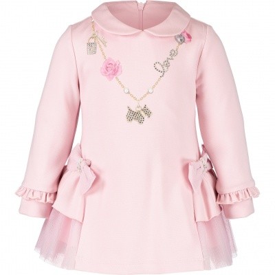 Afbeelding van Lapin 82E3232 babyjurkje licht roze