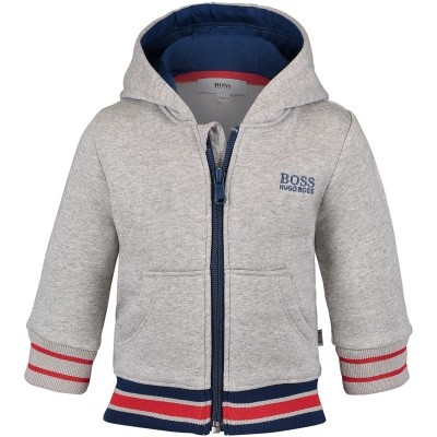 Afbeelding van Boss J05647 baby vest grijs