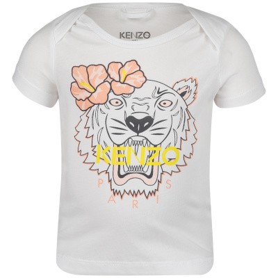 Afbeelding van Kenzo KN10023 baby t-shirt wit