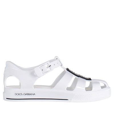 Afbeelding van Dolce & Gabbana DN0115 kindersandalen wit