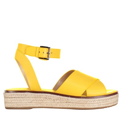 Afbeelding van Michael Kors 40S9ABFA1L dames sandalen geel