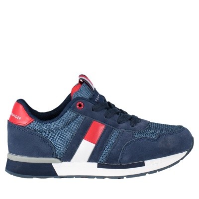 Afbeelding van Tommy Hilfiger T3B430080 kindersneakers navy