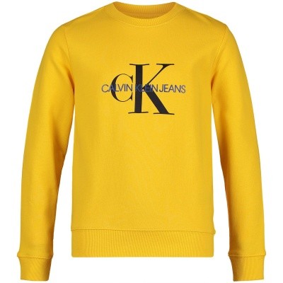 Afbeelding van Calvin Klein IB0IB00059 kindertrui geel