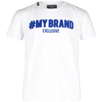 Afbeelding van My Brand BMBTS001G3056 kinder t-shirt wit