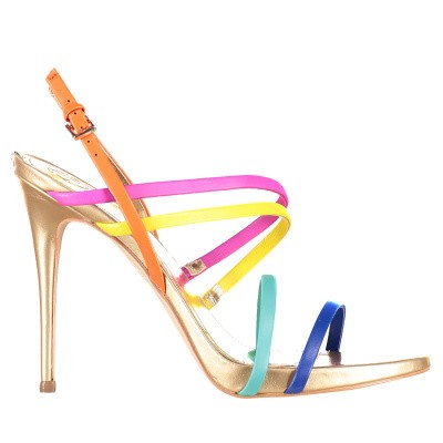 Afbeelding van Guess FL6TN3LEA03 dames sandalen geel