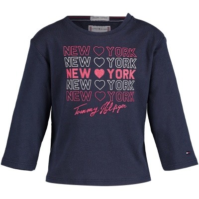 Afbeelding van Tommy Hilfiger KG0KG03861B baby t-shirt navy