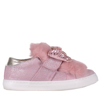 Afbeelding van MonnaLisa 832010 kindersneakers licht roze