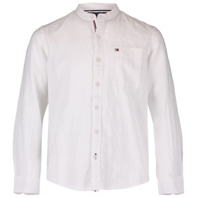 Afbeelding van Tommy Hilfiger KB0KB04758 kinder overhemd wit