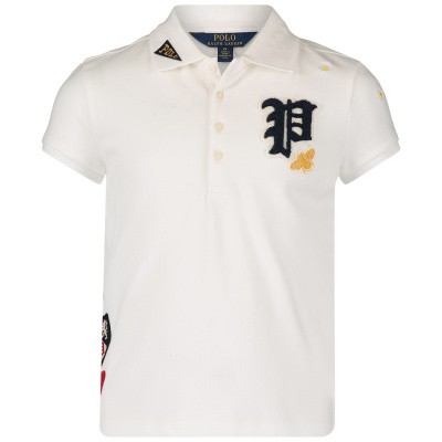 Afbeelding van Ralph Lauren 735817 kinder polo wit
