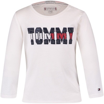 Afbeelding van Tommy Hilfiger KG0KG03872B baby t-shirt wit