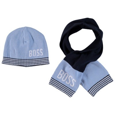 Afbeelding van Boss J98226 babysetje licht blauw