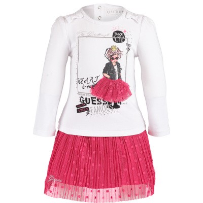 Afbeelding van Guess A91G03 babysetje fuchsia
