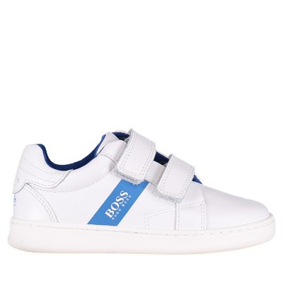 Afbeelding van Boss J09E02 kindersneakers wit