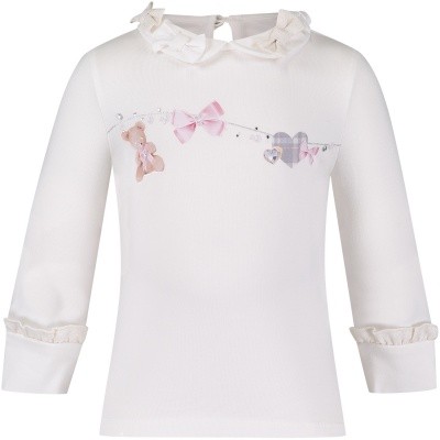 Afbeelding van Lapin 82E2457 baby t-shirt off white