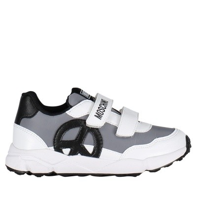 Afbeelding van Moschino 26270 kindersneakers wit