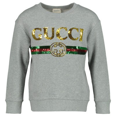 Gucci 561658 kindertrui grijs Afbeelding van Gucci 561658 kindertrui grijs
