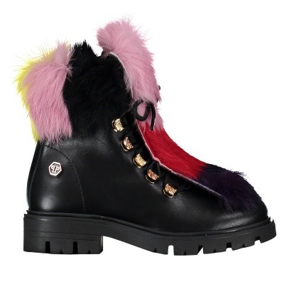 Afbeelding van Philipp Plein GSE0019 kindersneakers zwart