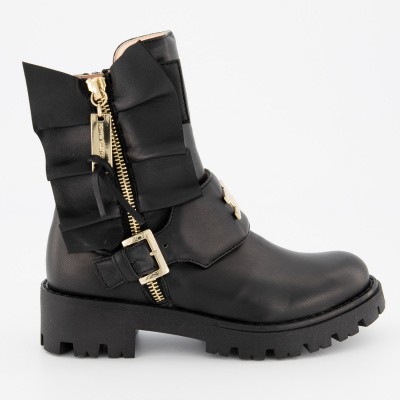 Elisabetta Franchi 63032 kinderlaarzen zwart Afbeelding van Elisabetta Franchi 63032 kinderlaarzen zwart
