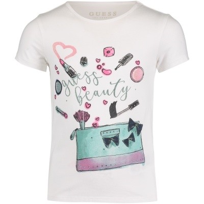 Afbeelding van Guess K83I20 kinder t-shirt off white
