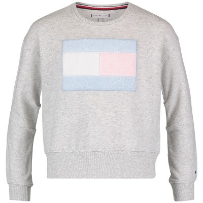 Afbeelding van Tommy Hilfiger KG0KG04042 kindertrui licht grijs