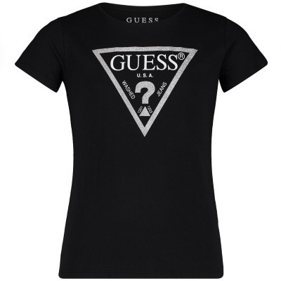 Afbeelding van Guess J73I56 kinder t-shirt zwart