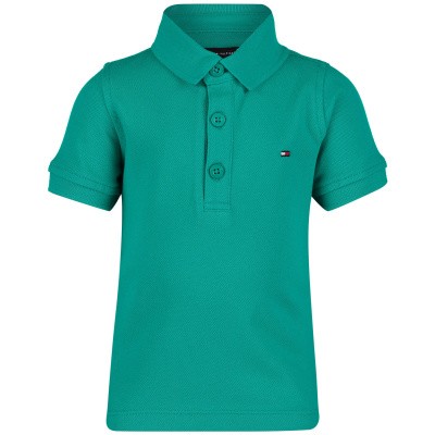 Afbeelding van Tommy Hilfiger KB0KB04527 B baby polo groen