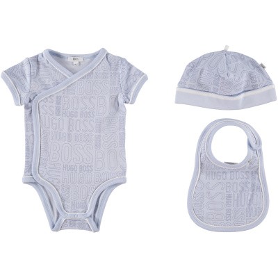 Afbeelding van Boss J98238 rompertje licht blauw