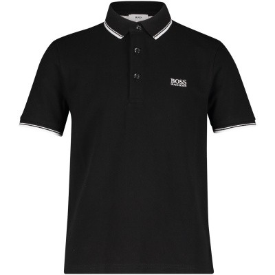 Afbeelding van Boss J25P17 kinder polo zwart