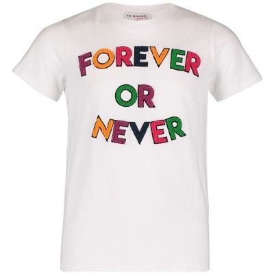 Afbeelding van My Brand GMBTS001GM012 kinder t-shirt wit