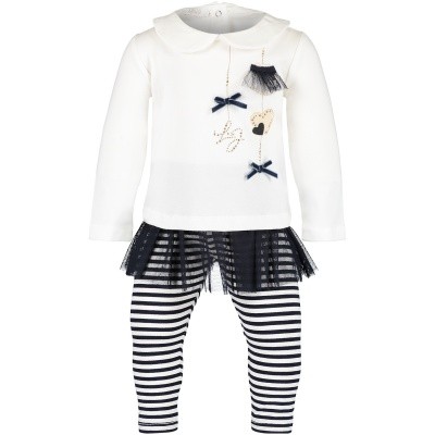 Afbeelding van Liu Jo H68060 babysetje off white