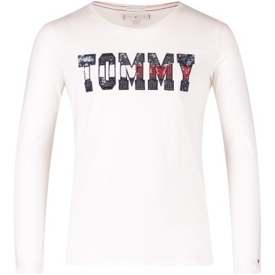 Afbeelding van Tommy Hilfiger KG0KG03872 kinder t-shirt wit
