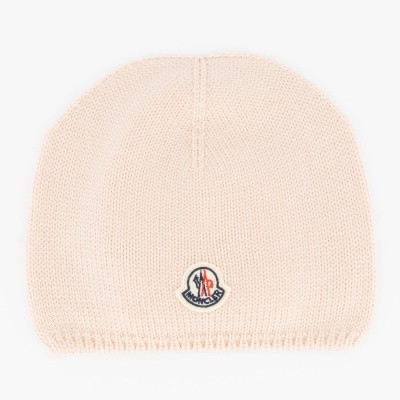 Moncler 9921305 babymutsje licht roze Afbeelding van Moncler 9921305 babymutsje licht roze
