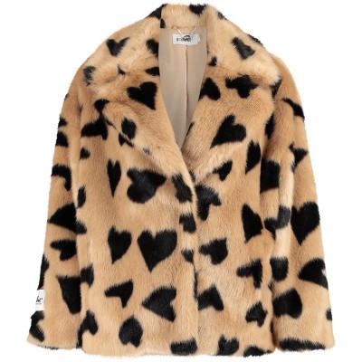 Afbeelding van Jakke RITA HEART dames jas zand